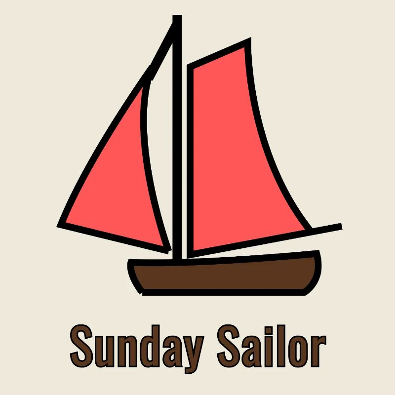 Sunday Sailor - Red Gaff Sailor
