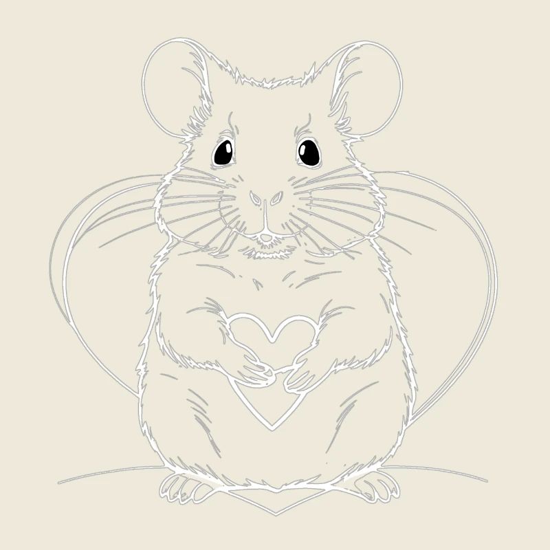 Hamster Liebeszeichen
