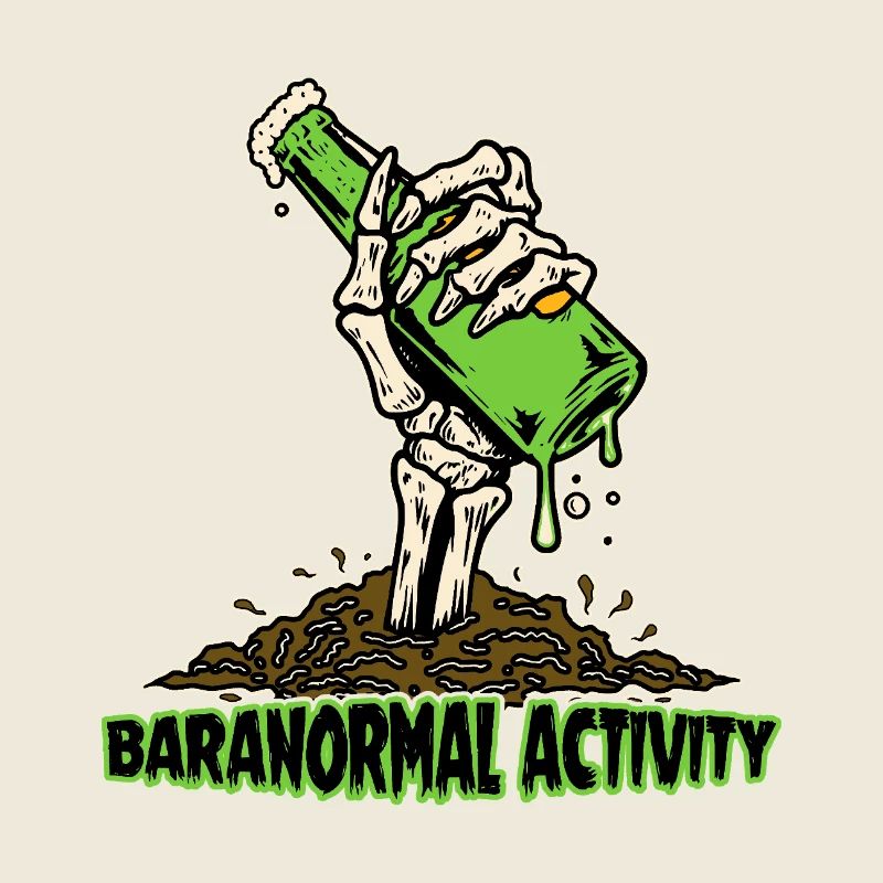 BARANORMAL ACTIVITY - humour bière et zombie