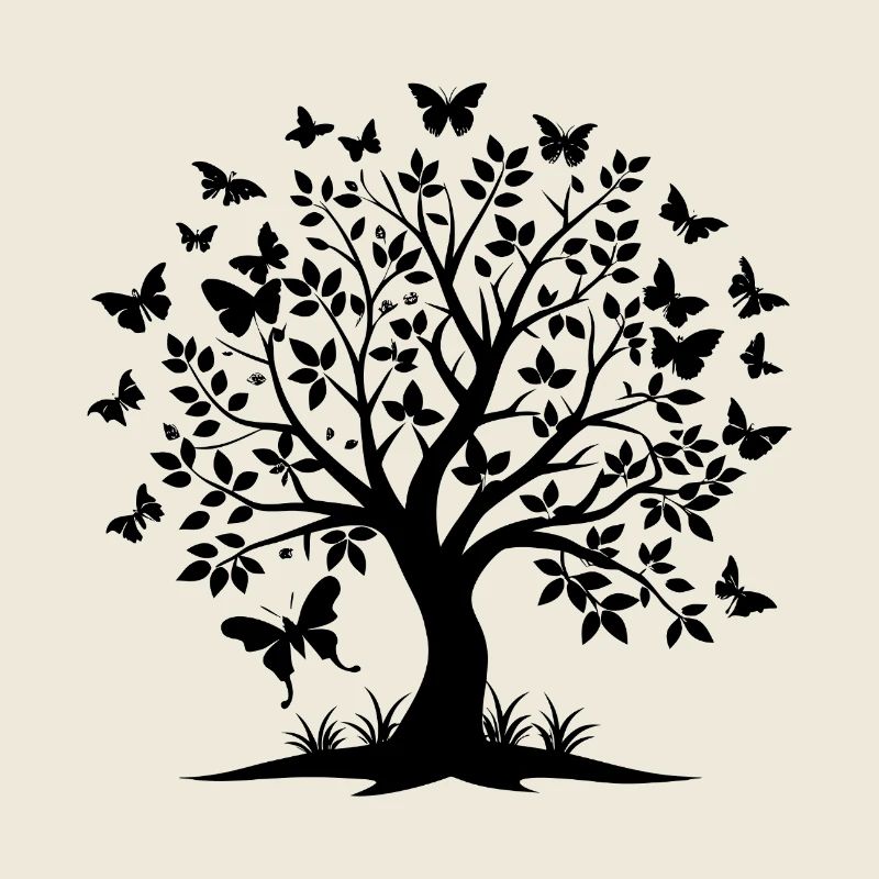 Wunderschöner Schmetterlingsbaum