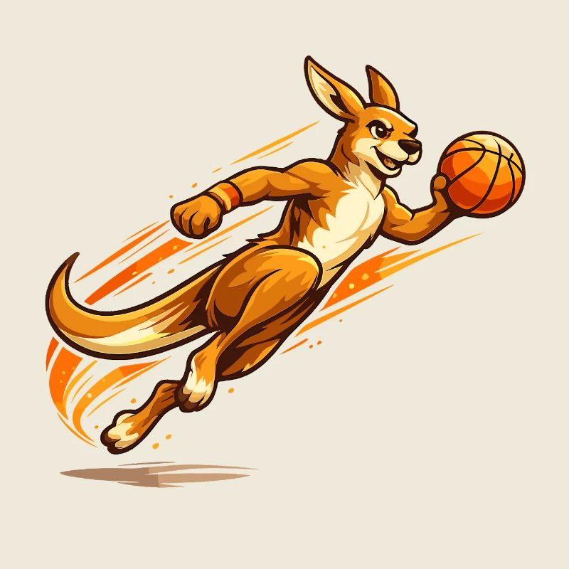 Lancer de panier kangourou