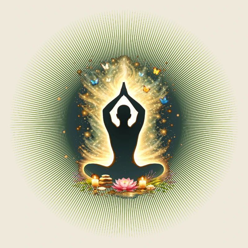 Conception de Mandala Énergétique de la Conscience de la Méditation