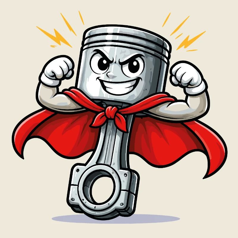 Mechanikers Superheld Piston