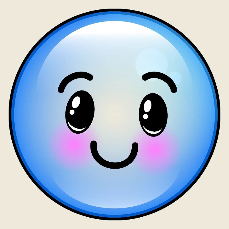 Cute Blue Bubble