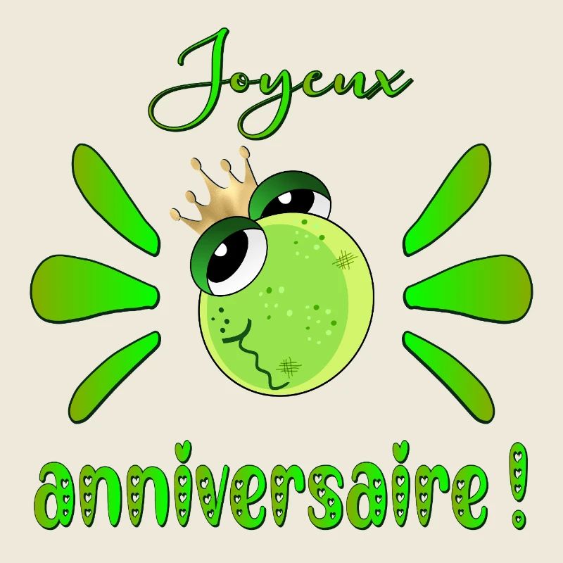 Joyeux anniversaire Grenouille
