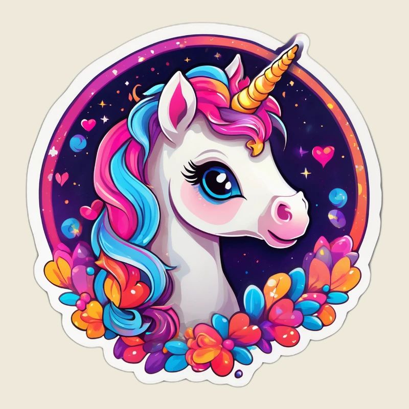 Starry Rainbow Unicorn