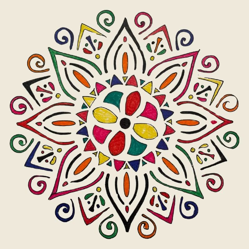 Mandala Farbenspiel- Martina Eßer