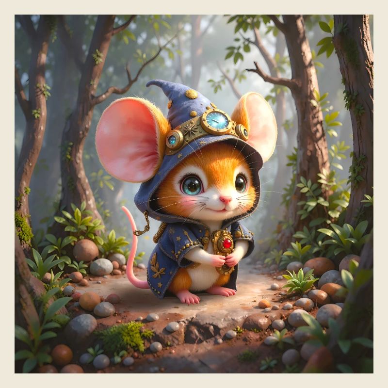 Souris Mage de la Forêt Brillante