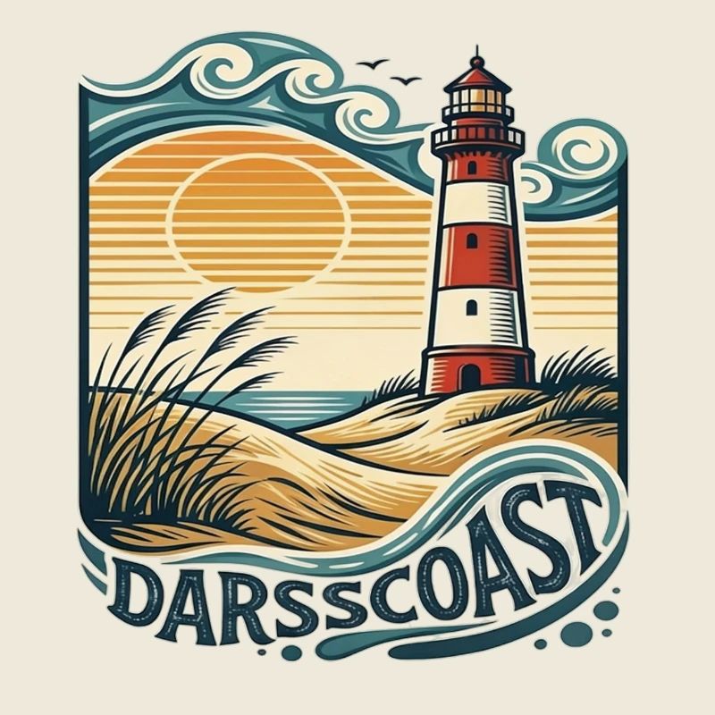 DarsCoast Lighthouse Coastal Wave