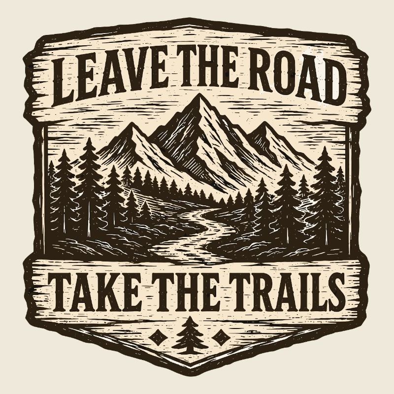 Verlassen Sie die Straße und nehmen Sie die Trails Patch