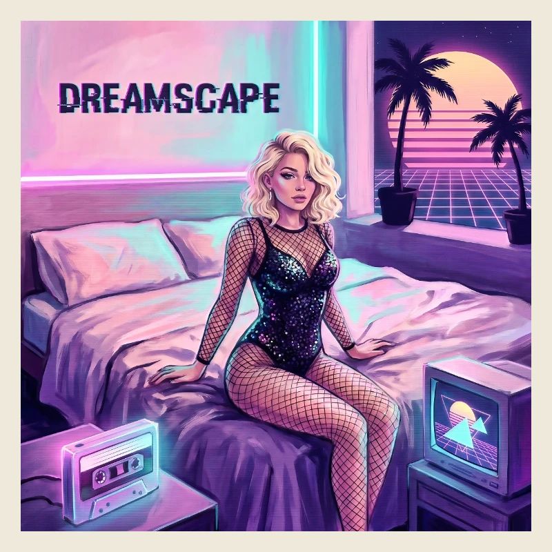 Traumlandschaft Neon-Diva