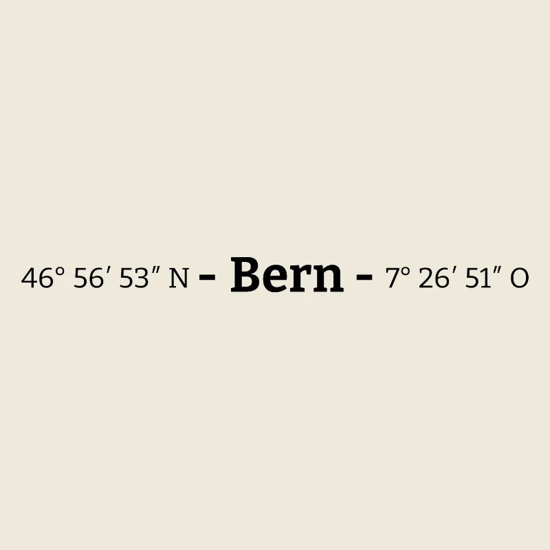 Coordonnées Berne Suisse