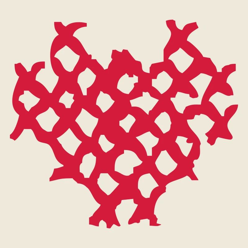 Waffle heart
