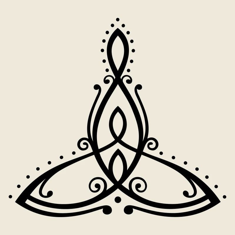 Celtic symbol, mother with two children.
