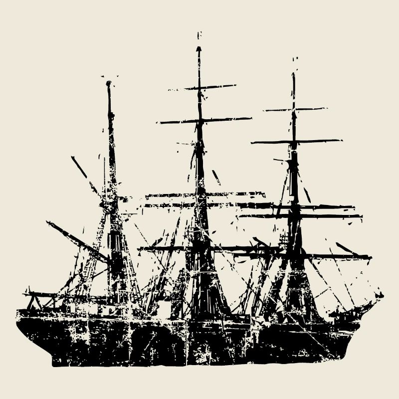 Sailing Ship Sailing Design Vintage (FR)