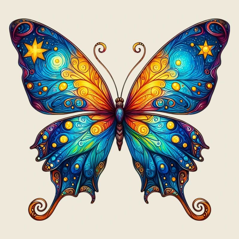 Papillon Van Gogh