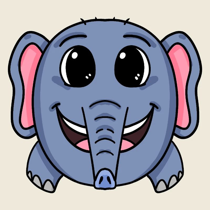 Eléphant mignon