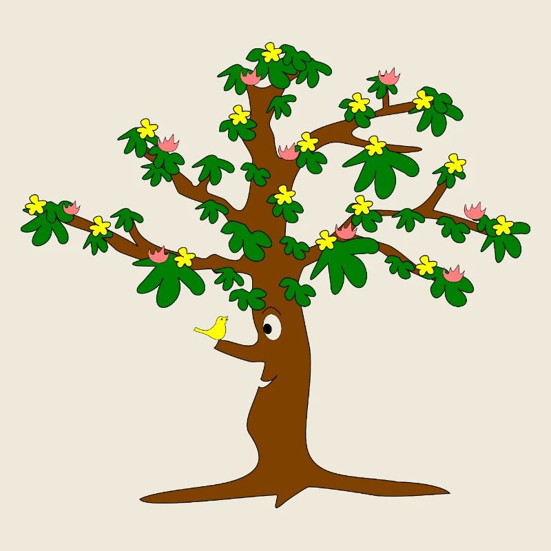 Arbre plein de fleurs