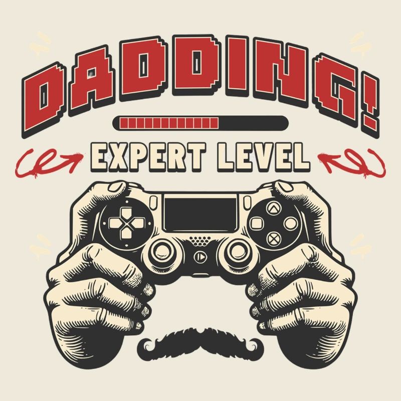 Dad Ding Expertenniveau | Gamer-Dad-Kleidung & Humor