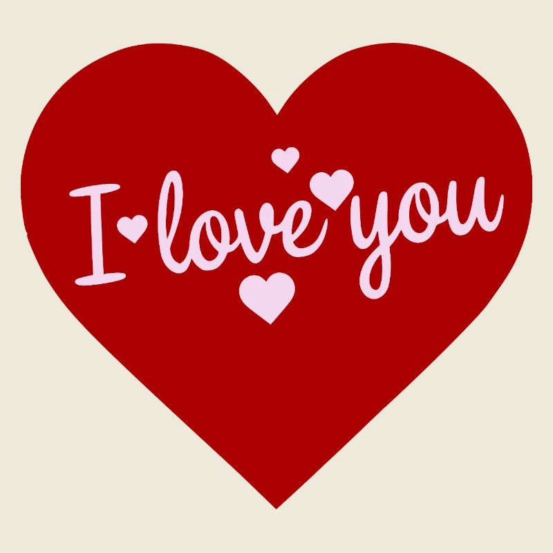 Lettrage émouvant avec des cœurs