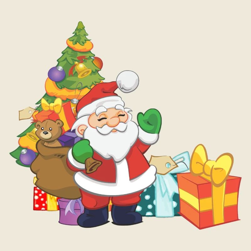 Weihnachtsmann mit Geschenke