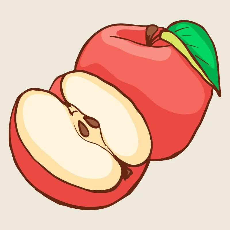 Roter Apfel Äpfel Obst Früchte Frucht
