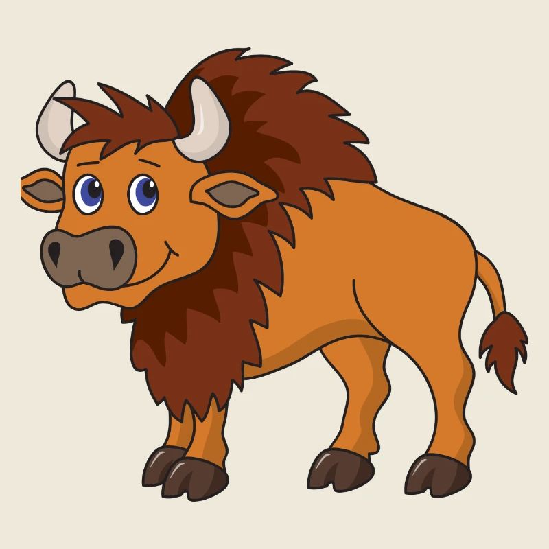Bison Büffel