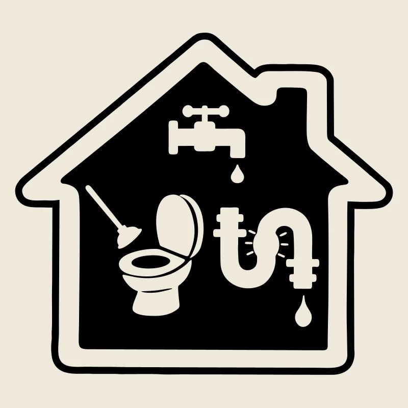 House with plumbing work