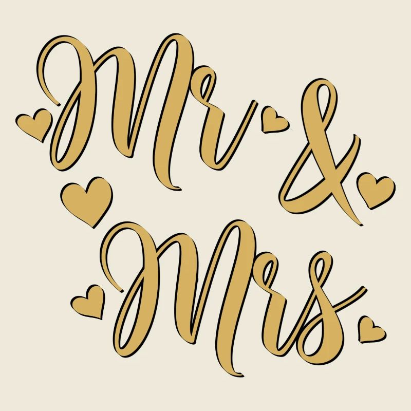 Mr and Mrs Gold on Black