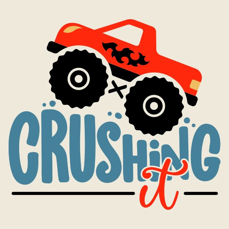 Crushing It Hotrod Grafik