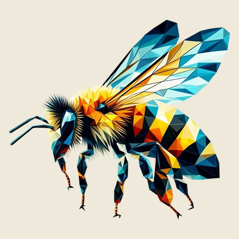 Polygonale Biene