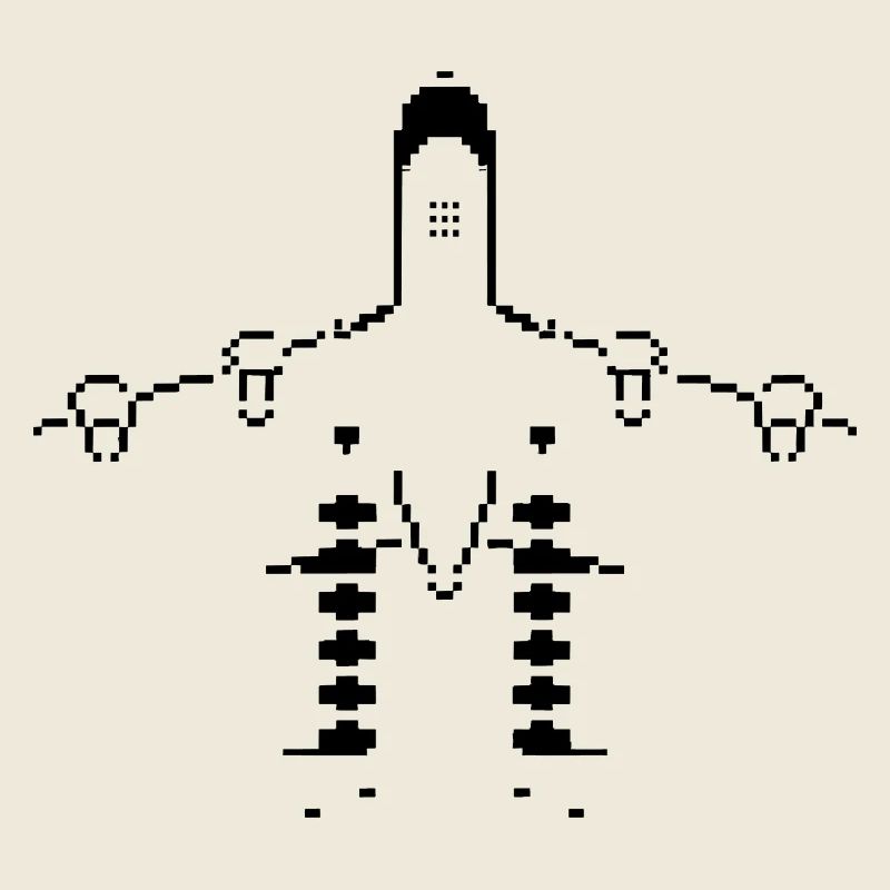 Flugzeug Pixel Kunst