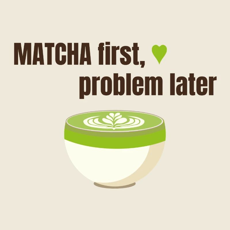 Matcha first, problem later