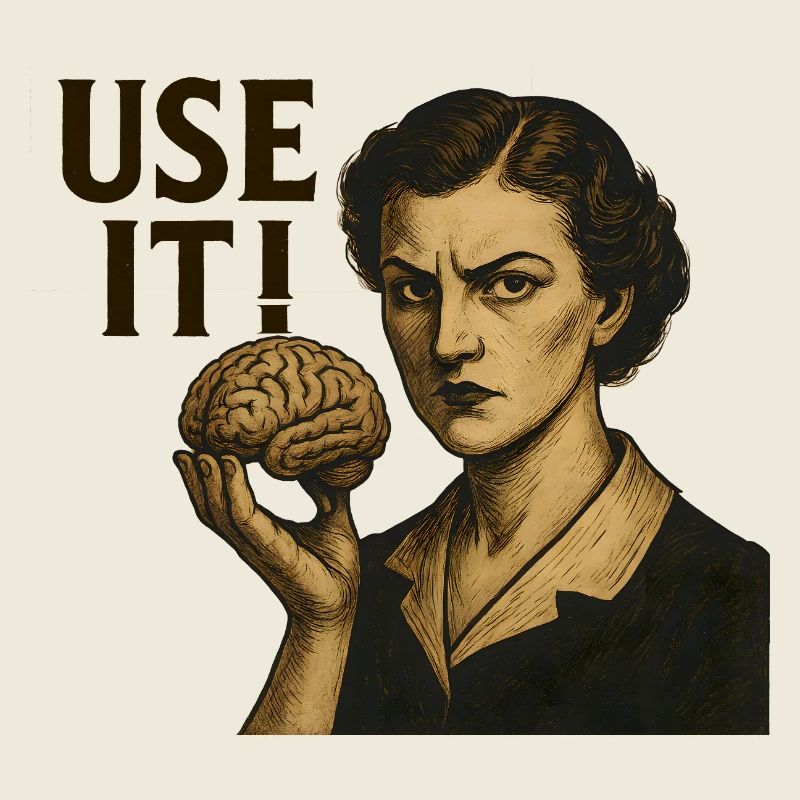 Brain Motif Retro