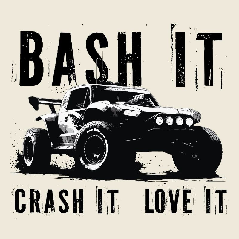 RC Rally Buggy in Schwarz-Weiß