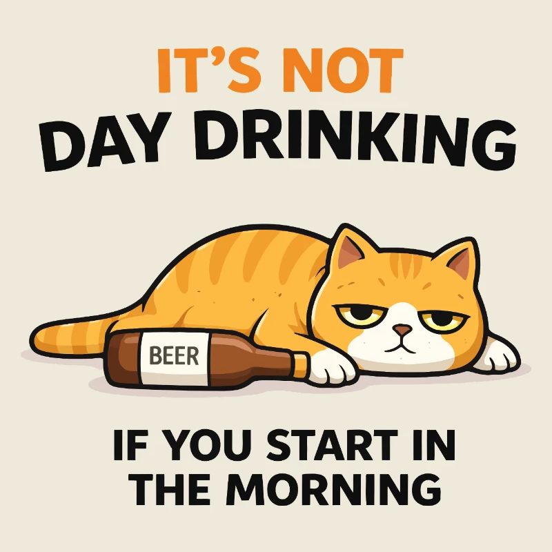 Morning Cat Day Drinking Meme