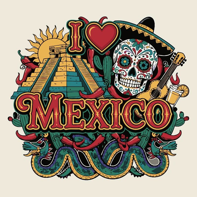 I Love Mexico Vacation