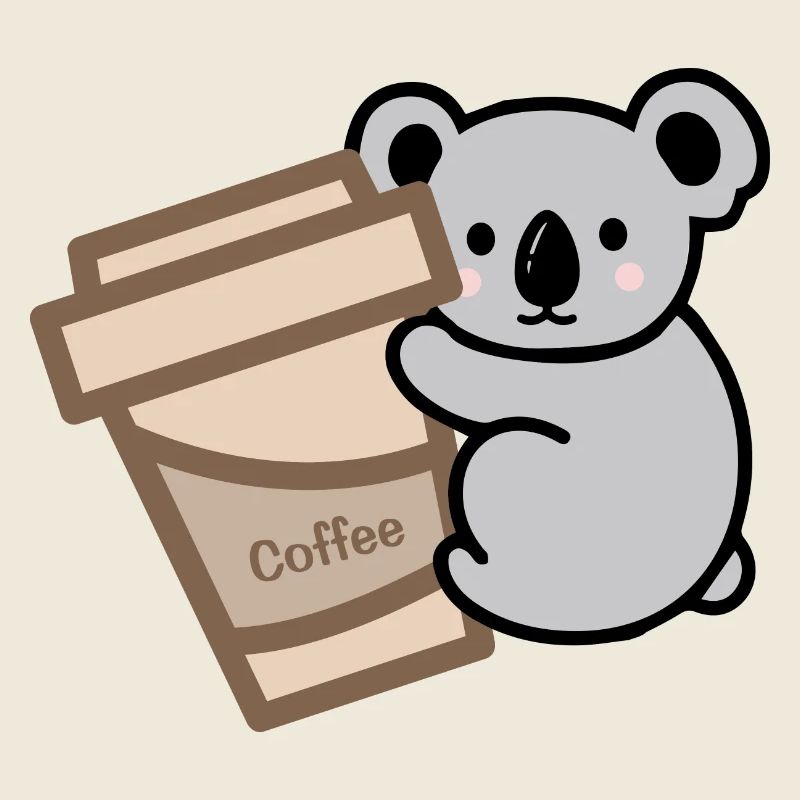 Koala braucht Kaffee