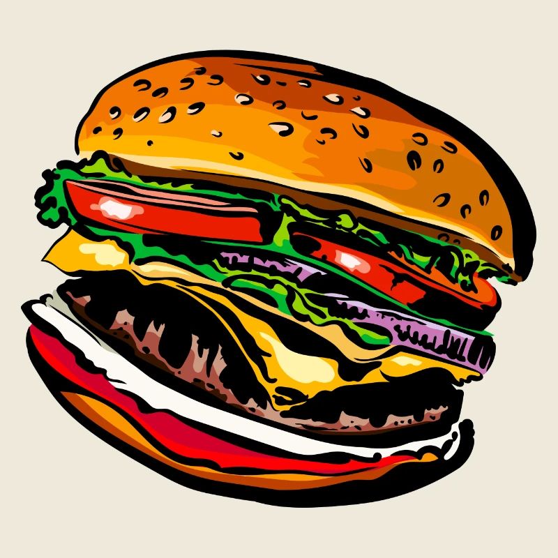 Burger Cheeseburger Restauration rapide