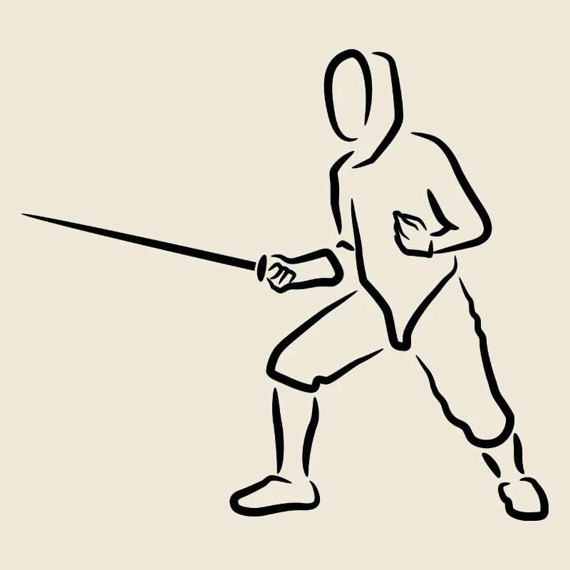 Funny fencer