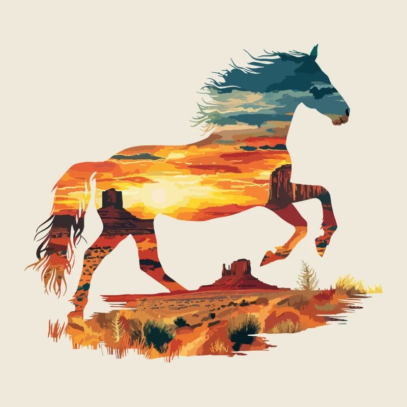 Cheval Far West Western Équitation Wilderness Cowboy États-Unis