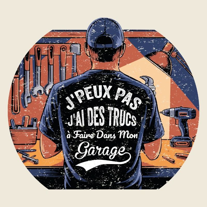 Papa Handwerker Geschenk Humor Garage DIY