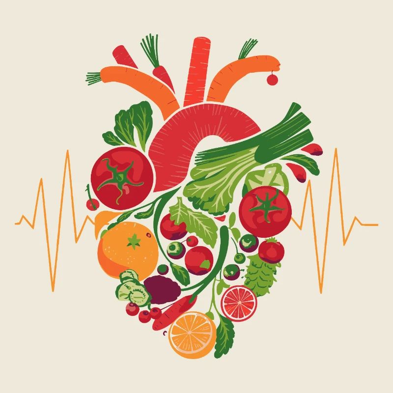 Cœur sain Fruit & Veggie Art