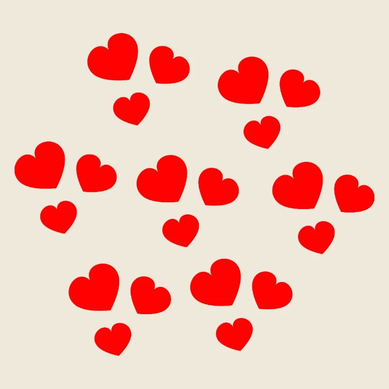 Abstract hearts for romantic occasions