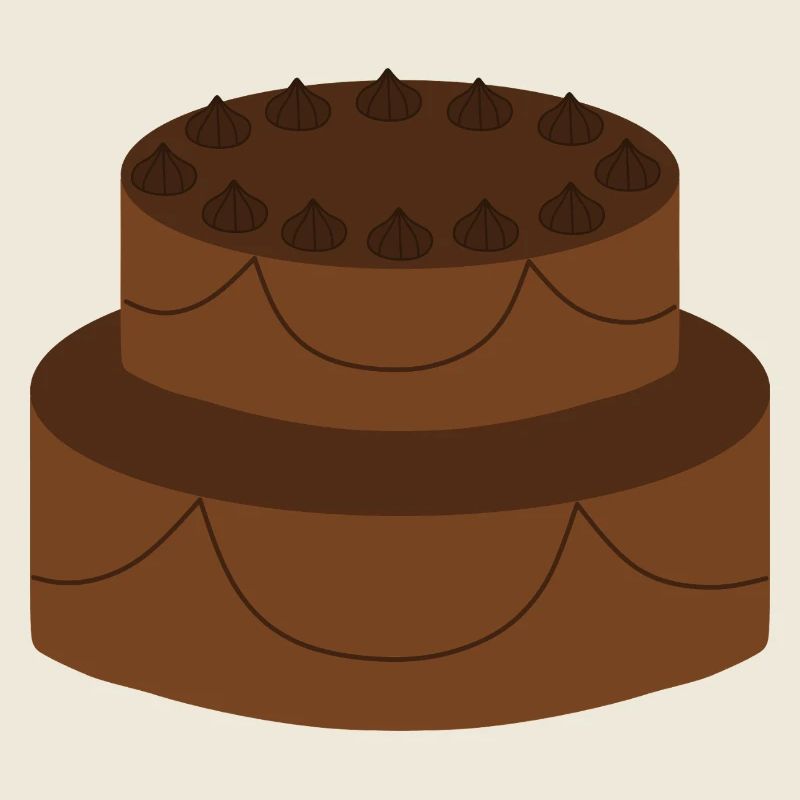 Two-Tier Chocolate Cake