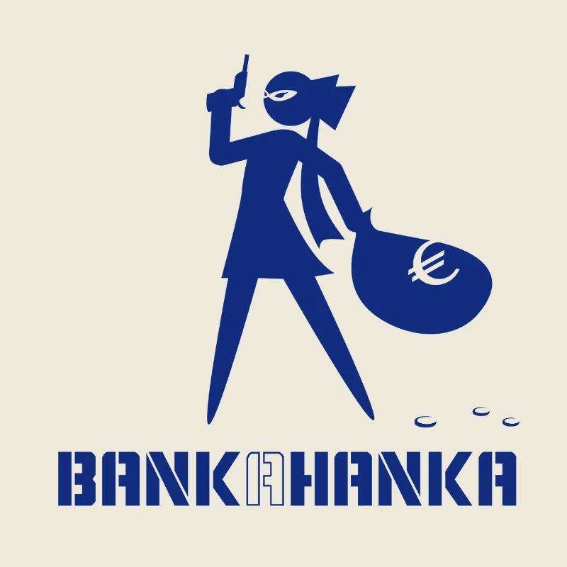 BANK A HANKA - blue -