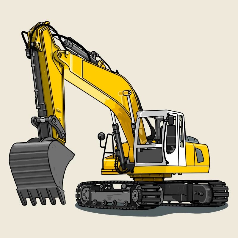 Bagger gelb