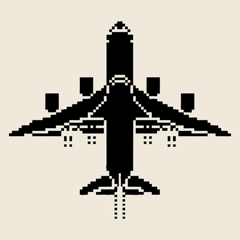 Avion Pixel Art