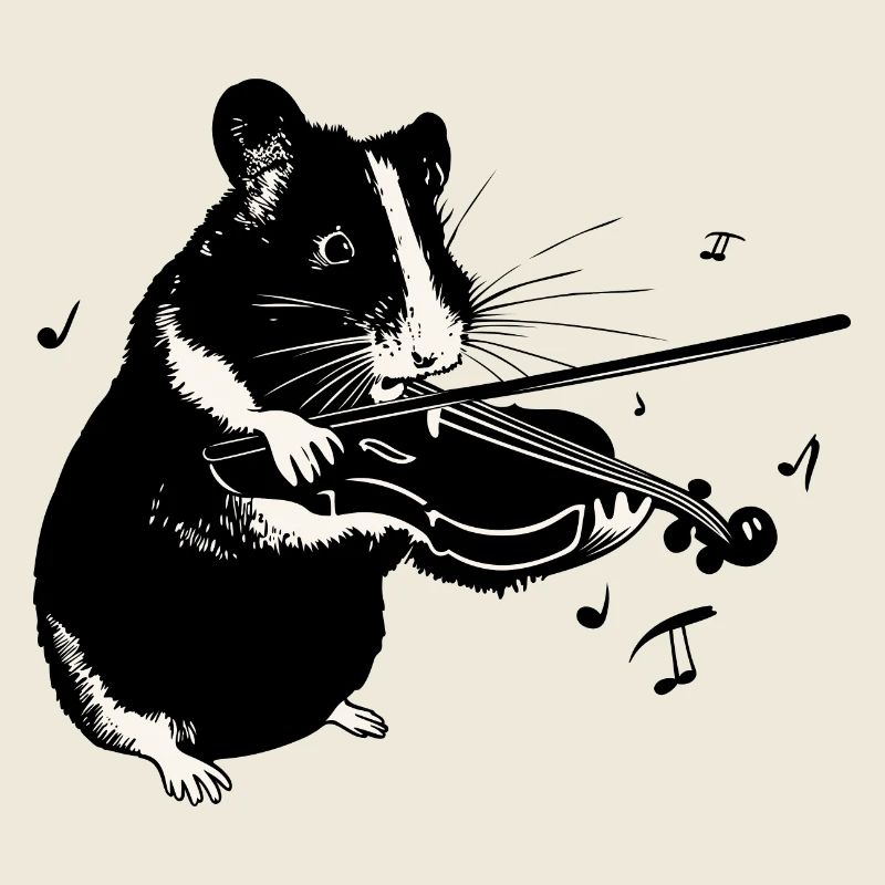 Hamster jouant du violon - Music Hamster