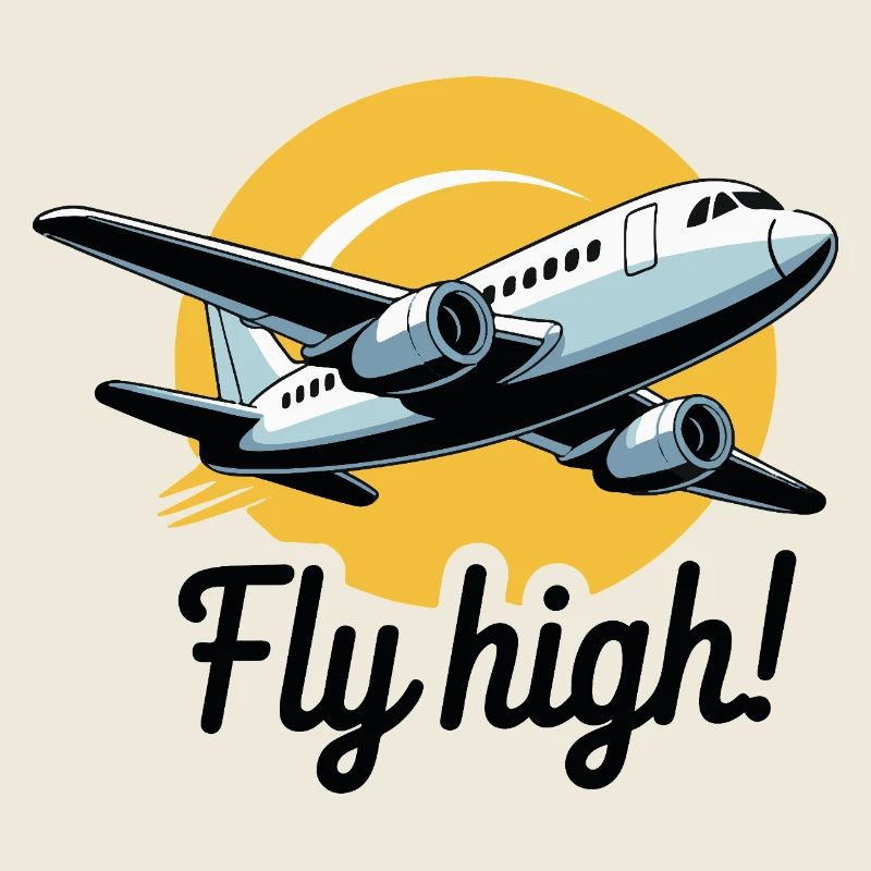 Airliner Flight Sun Fly High
